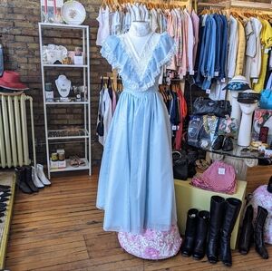 Gunne sax  70s prairie dress
